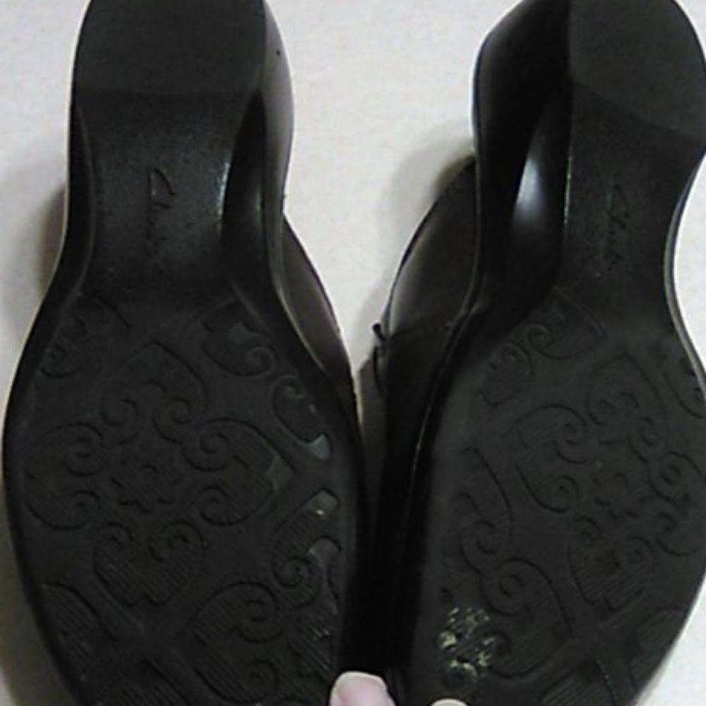 Brown Clark mules shoes - Picture 3 of 4